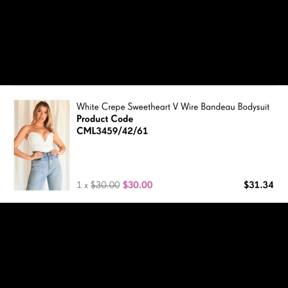 Bandeu body suit